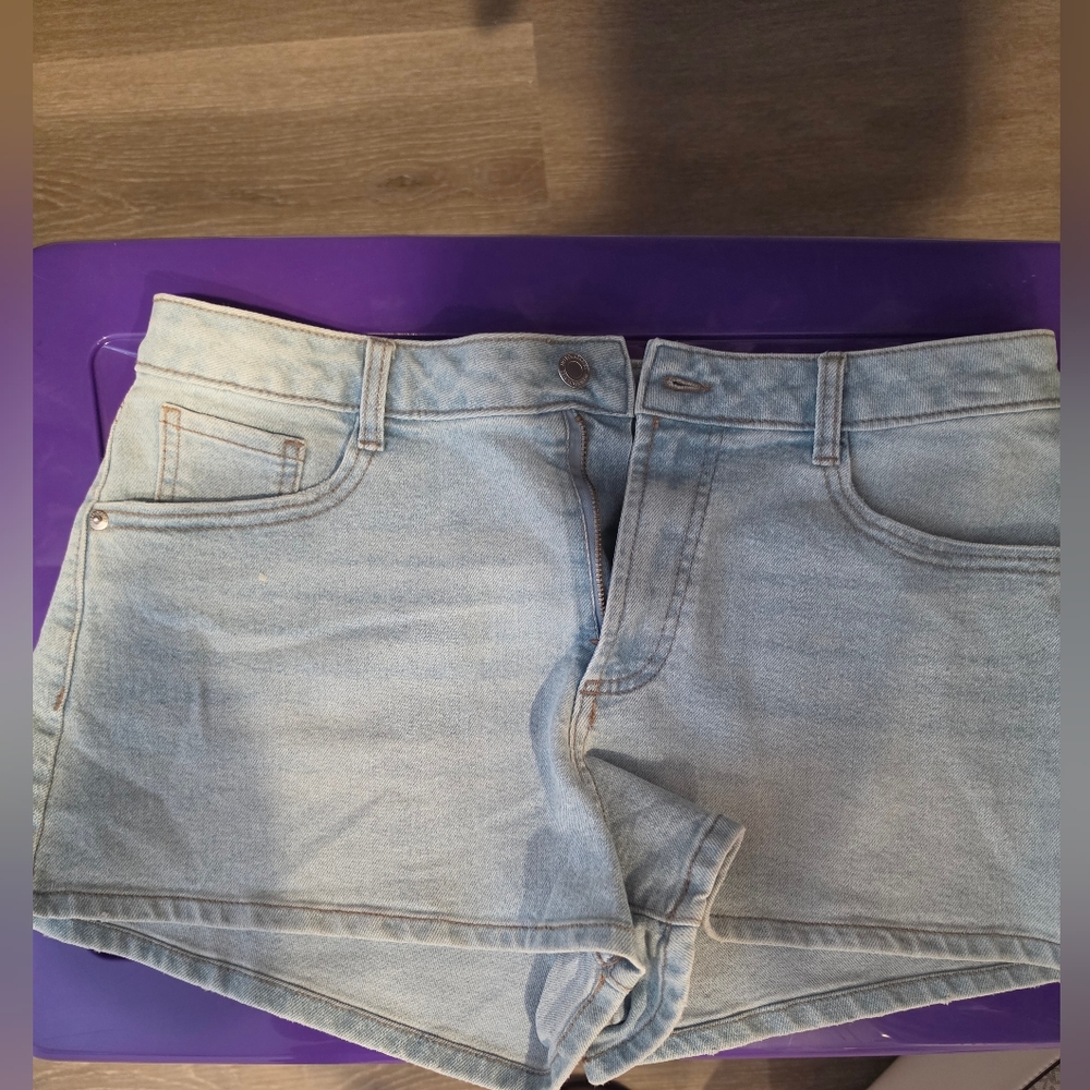 No Boundaries Light Blue Denim Jean Shorts